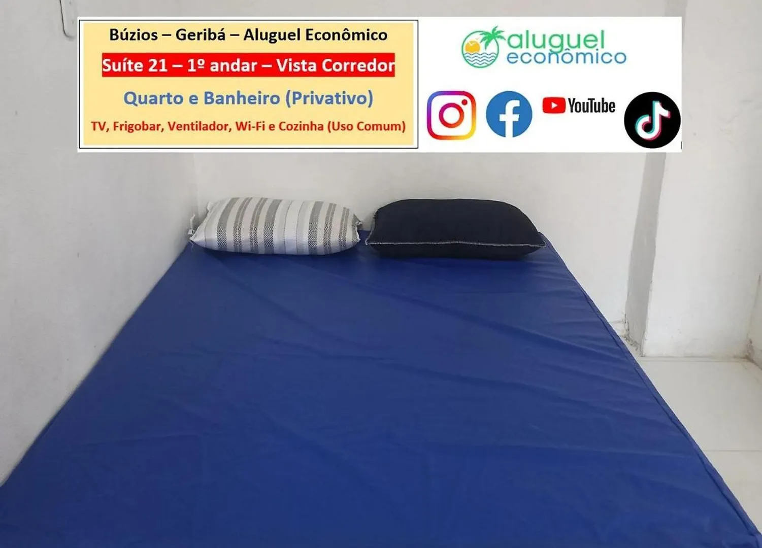 Búzios - Geribá - Aluguel Econômico Apartamento