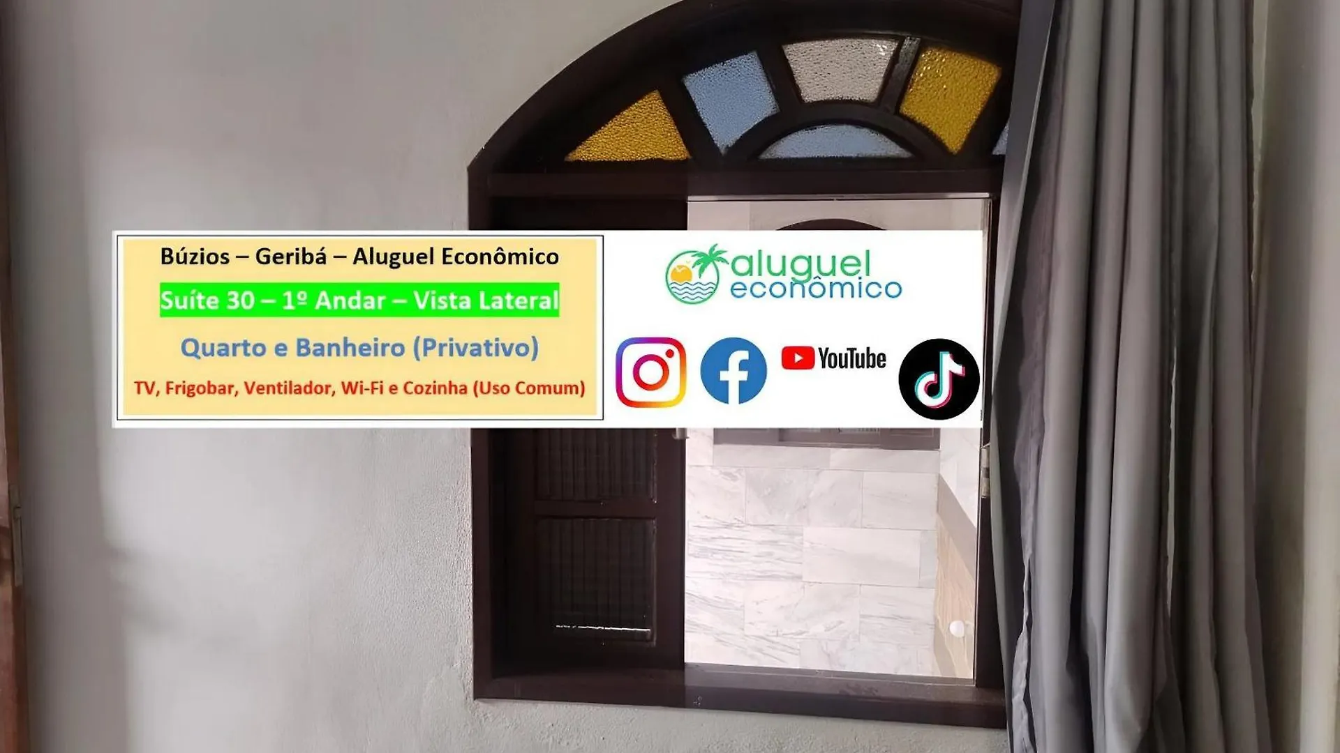 Búzios - Geribá - Aluguel Econômico Apartamento
